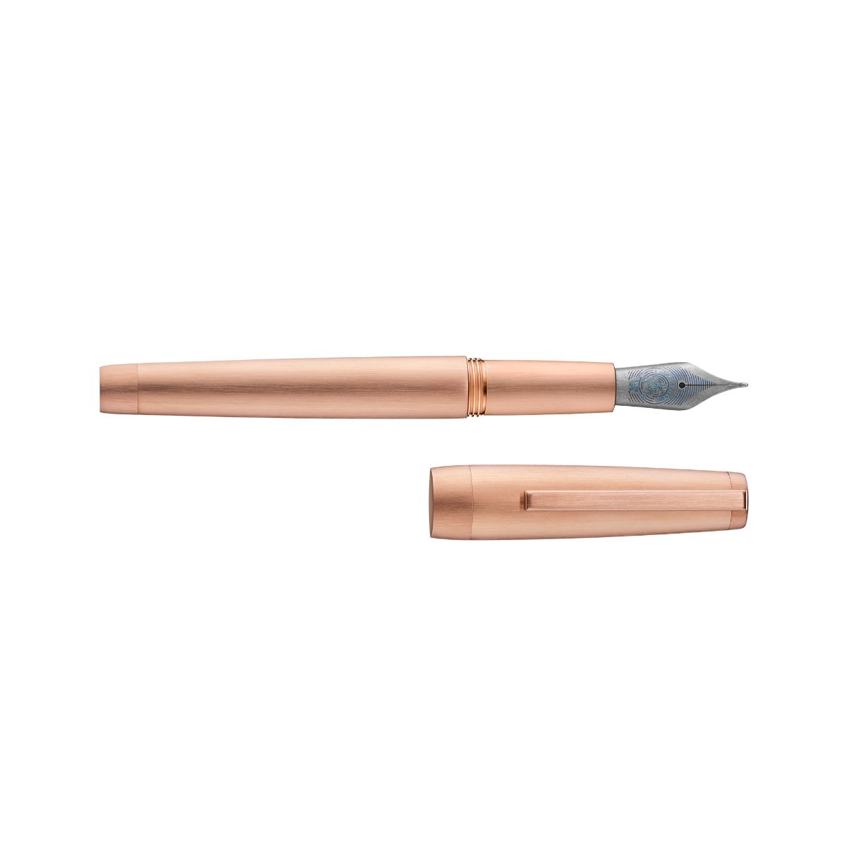 Jacques Herbin Clipper Brushed Pink Gold PGT Fountain pen - Vulpen
